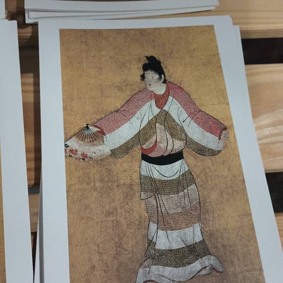 Japanese Dancers Note Cards 20 Cards/20 Envelopes/5 Sets Rare By MFA Boston - Picture 12 of 16